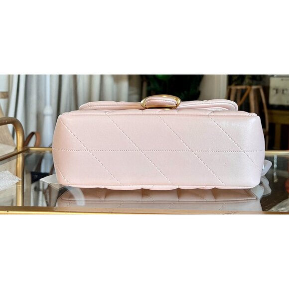 NEW!! Coach Pink Tabby 20 Quilted Leather Shoulder Tabby Handbag - Picture 5 of 9